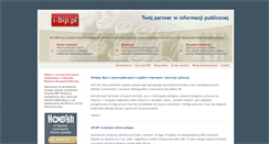 Desktop Screenshot of i-bip.pl