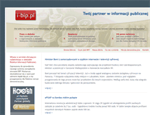Tablet Screenshot of i-bip.pl
